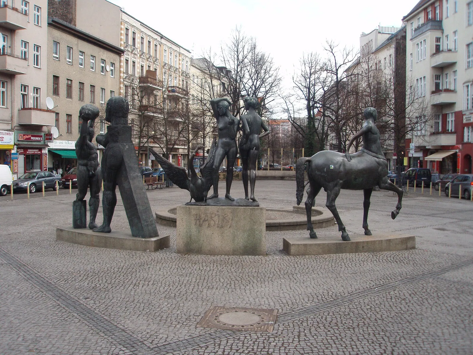 Karl-Marx-Platz in Neukölln, historische Aufnahme vor 2023.