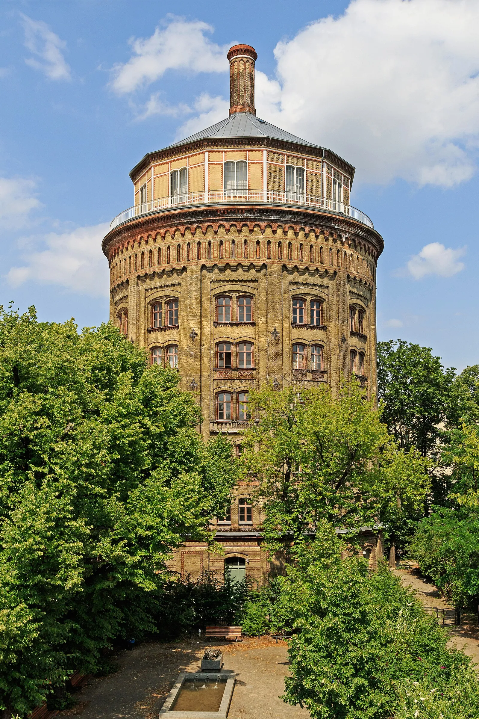 Wasserturm Prenzlauer Berg, Juli 2015.
