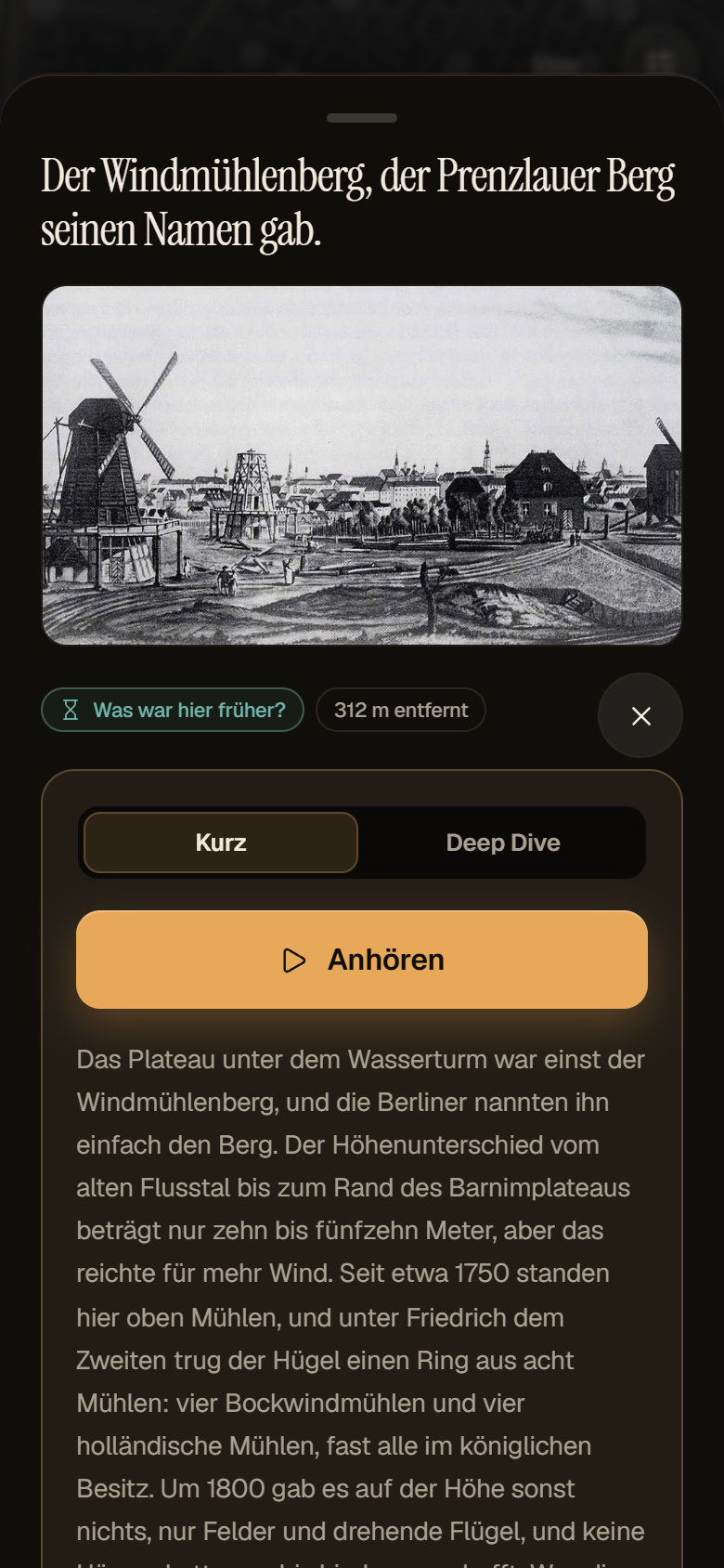 Original-Screen aus KiezWalk