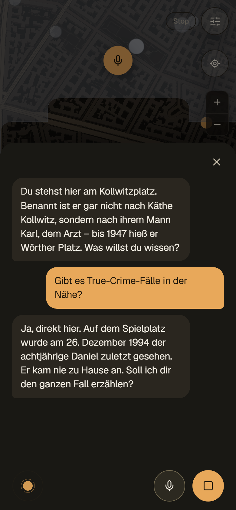 KiezWalk-Gespräch am Kollwitzplatz
